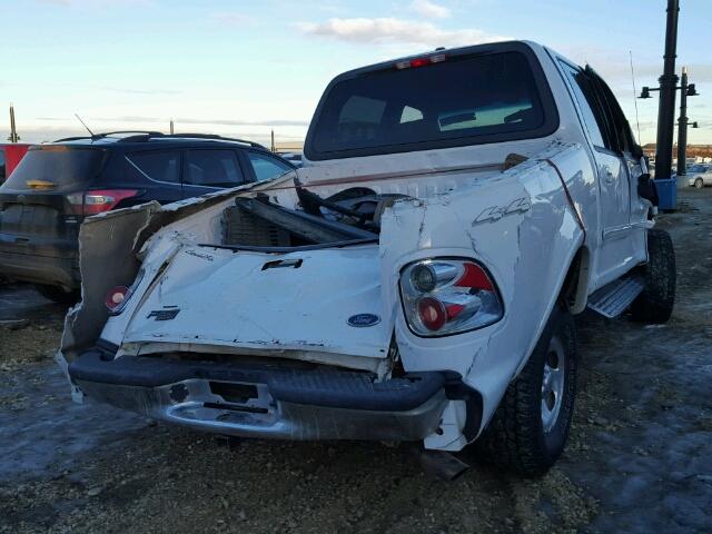 1FTRW08653KD11592 - 2003 FORD F150 SUPER WHITE photo 4