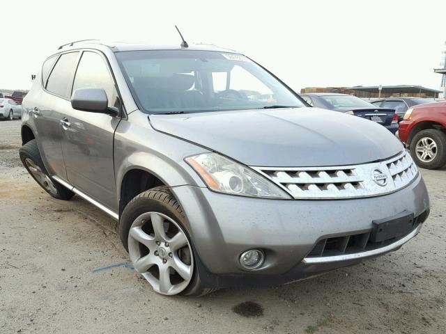 JN8AZ08W57W655219 - 2007 NISSAN MURANO SL GRAY photo 1