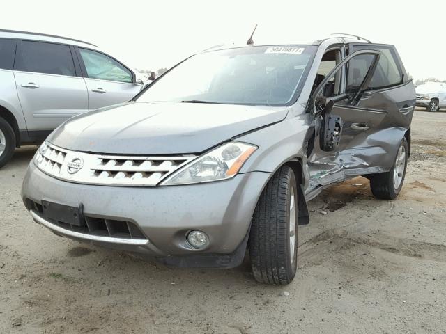 JN8AZ08W57W655219 - 2007 NISSAN MURANO SL GRAY photo 2