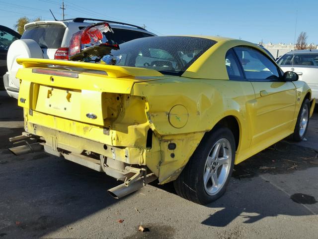 1FAFP42X33F422858 - 2003 FORD MUSTANG GT YELLOW photo 4