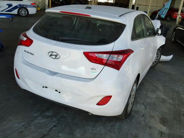 KMHD35LH5HU383070 - 2017 HYUNDAI ELANTRA GT WHITE photo 4