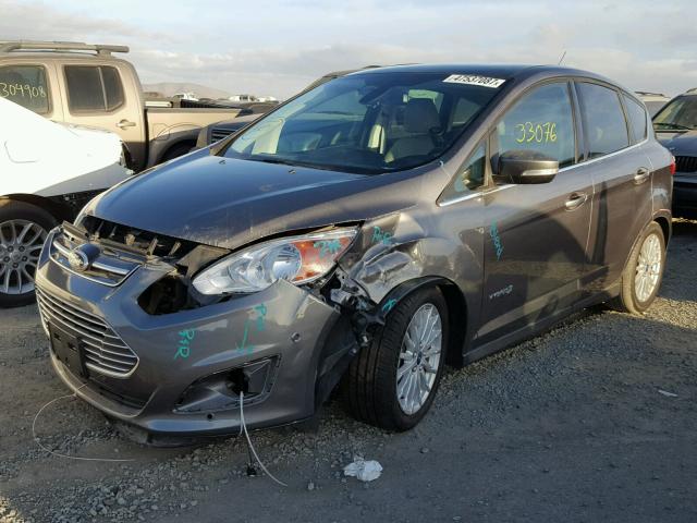 1FADP5BU5DL543056 - 2013 FORD C-MAX SEL GRAY photo 2