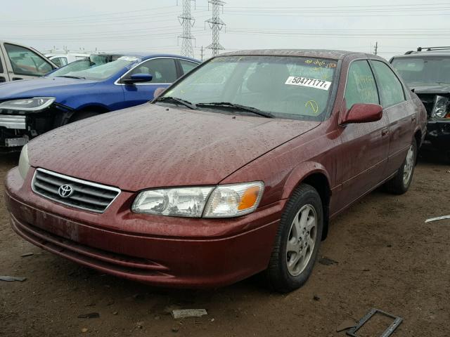 JT2BF22K8Y0287352 - 2000 TOYOTA CAMRY CE BURGUNDY photo 2