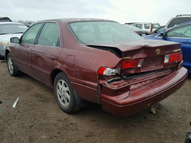 JT2BF22K8Y0287352 - 2000 TOYOTA CAMRY CE BURGUNDY photo 3