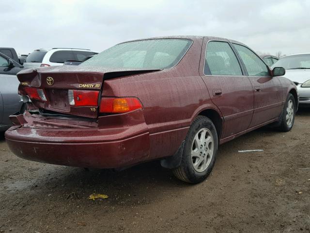 JT2BF22K8Y0287352 - 2000 TOYOTA CAMRY CE BURGUNDY photo 4