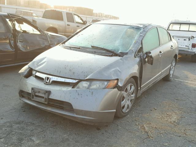 2HGFA16556H512553 - 2006 HONDA CIVIC LX CHARCOAL photo 2