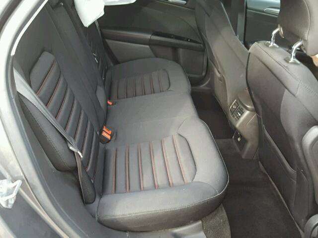 3FA6P0H79ER374157 - 2014 FORD FUSION SE GRAY photo 6