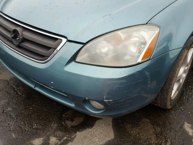 1N4BL11D22C107517 - 2002 NISSAN ALTIMA SE GREEN photo 9