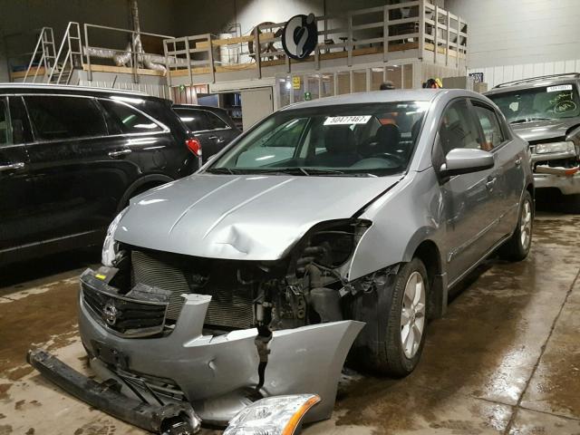 3N1AB6AP4AL659123 - 2010 NISSAN SENTRA 2.0 GRAY photo 2