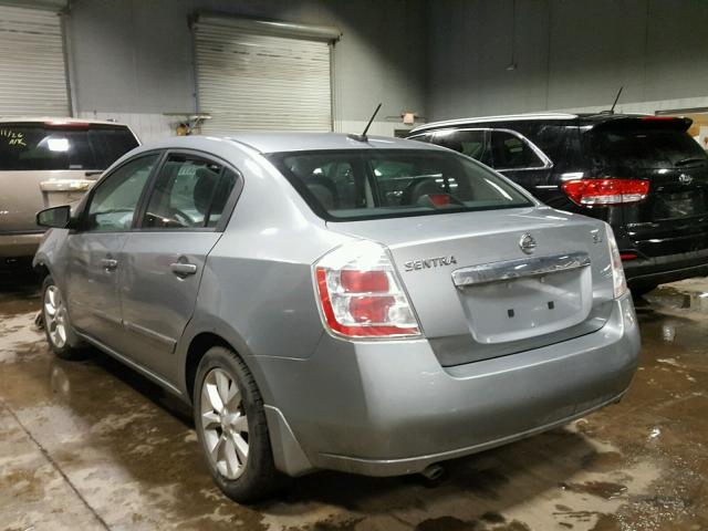 3N1AB6AP4AL659123 - 2010 NISSAN SENTRA 2.0 GRAY photo 3