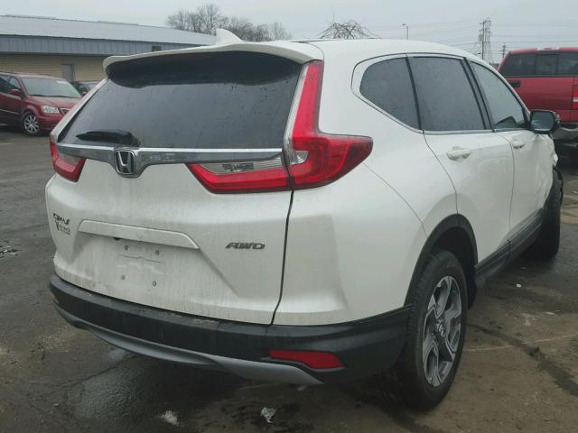 5J6RW2H58HL032636 - 2017 HONDA CR-V EX WHITE photo 4