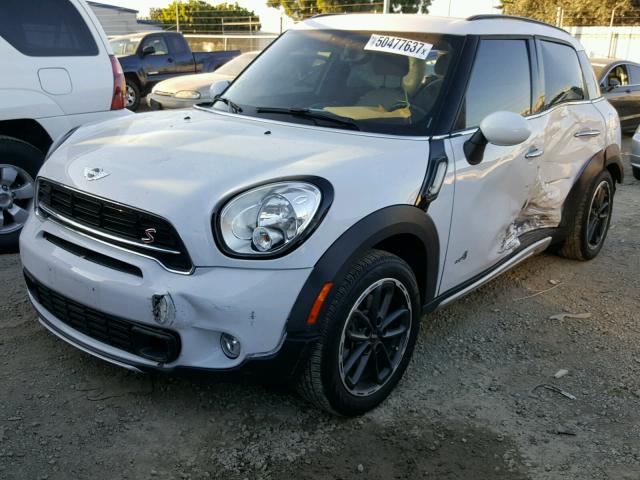 WMWZC5C53FWP42608 - 2015 MINI COOPER S C WHITE photo 2