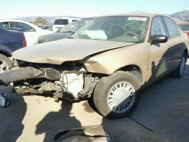 1G1ND52J43M554323 - 2003 CHEVROLET MALIBU BEIGE photo 2