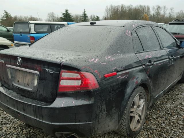 19UUA66248A015814 - 2008 ACURA TL BLACK photo 4