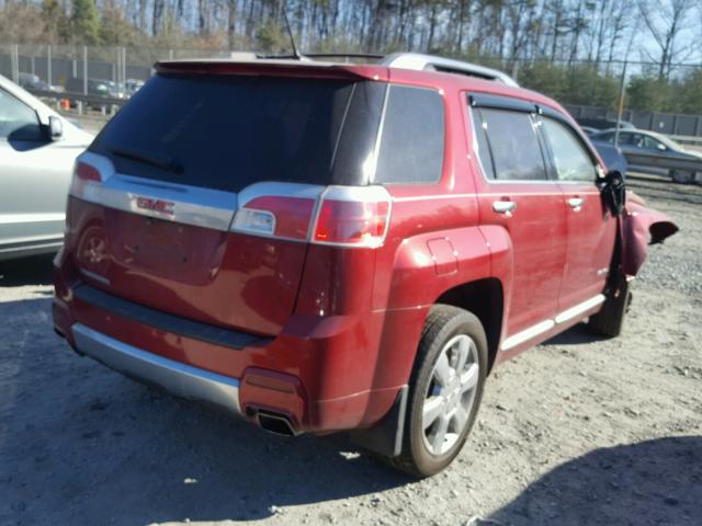 2GKFLUE38E6263660 - 2014 GMC TERRAIN DE RED photo 4