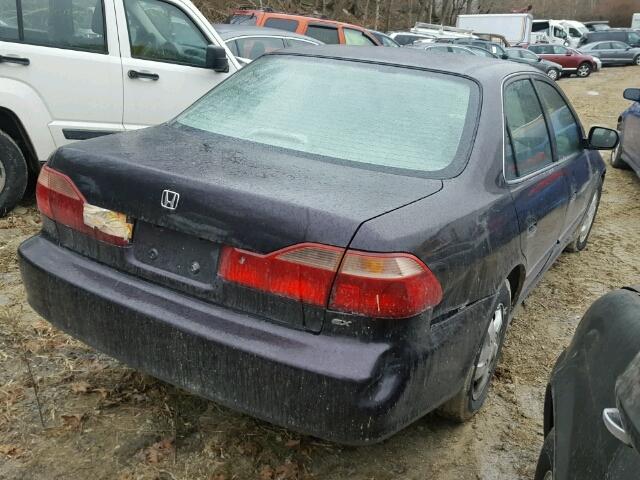 1HGCG5551XA114282 - 1999 HONDA ACCORD EX PURPLE photo 4