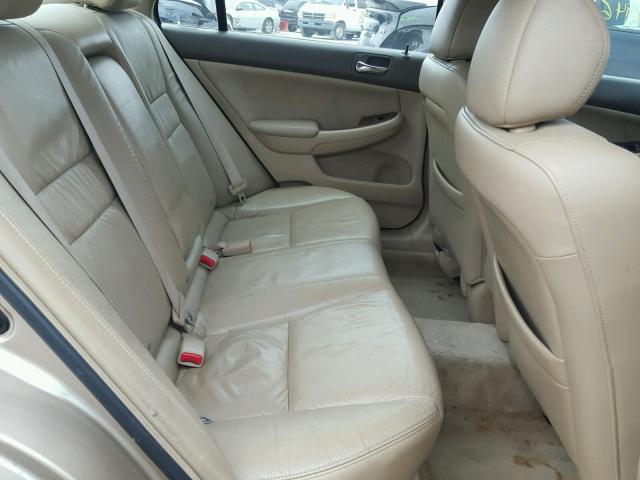 1HGCM56876A037336 - 2006 HONDA ACCORD EX GOLD photo 6