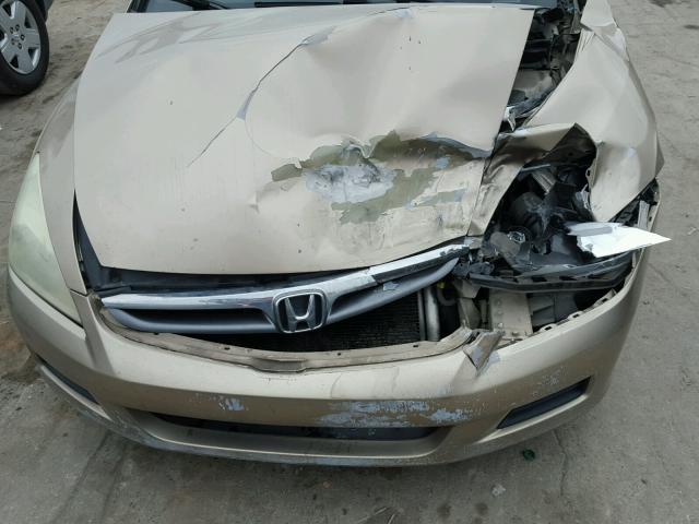 1HGCM56876A037336 - 2006 HONDA ACCORD EX GOLD photo 7