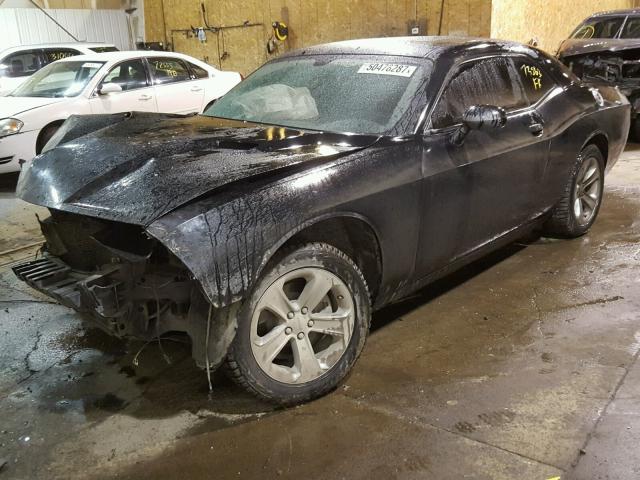 2C3CDYAG7EH294452 - 2014 DODGE CHALLENGER BLACK photo 2