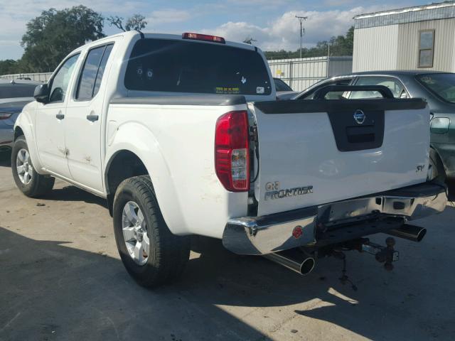 1N6AD0ER0DN728570 - 2013 NISSAN FRONTIER S WHITE photo 3