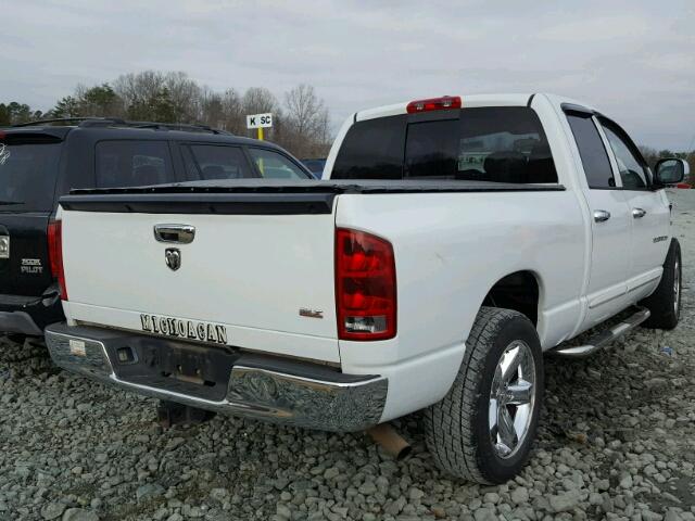 1D7HA18276S643153 - 2006 DODGE RAM 1500 S WHITE photo 4