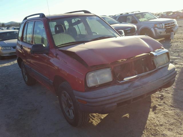 2CNBE13C436907069 - 2003 CHEVROLET TRACKER RED photo 1