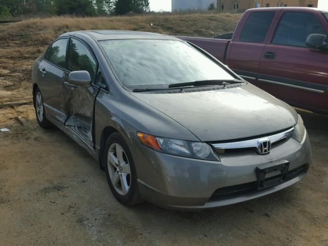 1HGFA16857L135320 - 2007 HONDA CIVIC EX SILVER photo 1