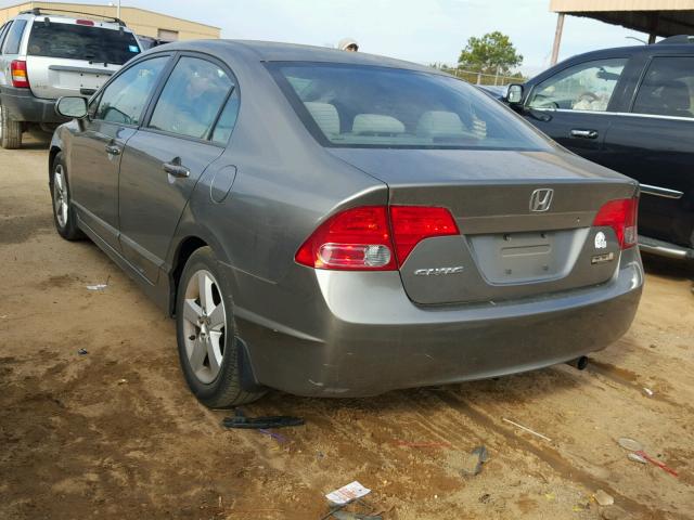 1HGFA16857L135320 - 2007 HONDA CIVIC EX SILVER photo 3