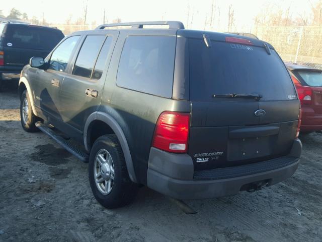 1FMZU62E82UC77686 - 2002 FORD EXPLORER X GREEN photo 3