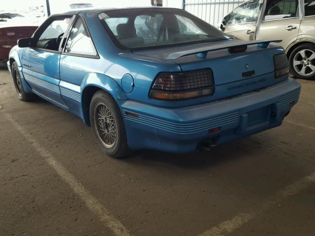 1G2WJ14T5PF310139 - 1993 PONTIAC GRAND PRIX BLUE photo 3