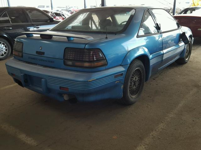 1G2WJ14T5PF310139 - 1993 PONTIAC GRAND PRIX BLUE photo 4