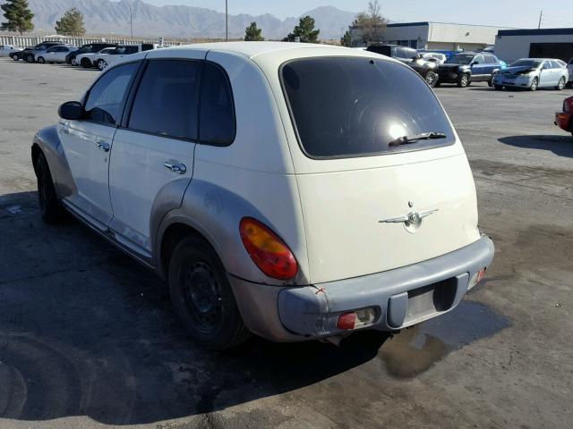 3C4FY4BB41T637860 - 2001 CHRYSLER PT CRUISER WHITE photo 3