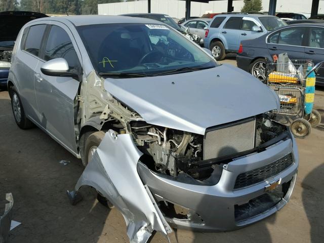 1G1JC6SG2D4166794 - 2013 CHEVROLET SONIC LT SILVER photo 1