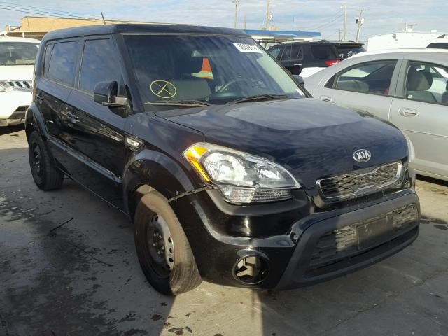 KNDJT2A5XD7568013 - 2013 KIA SOUL BLACK photo 1