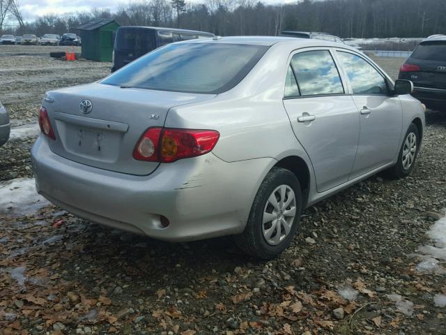 1NXBU40EX9Z048221 - 2009 TOYOTA COROLLA BA SILVER photo 4