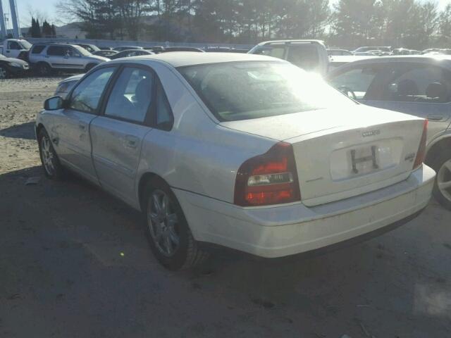 YV1TS91DX21275654 - 2002 VOLVO S80 T6 TUR WHITE photo 3