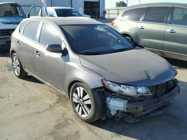 KNAFU5A21D5727651 - 2013 KIA FORTE EX BLACK photo 1