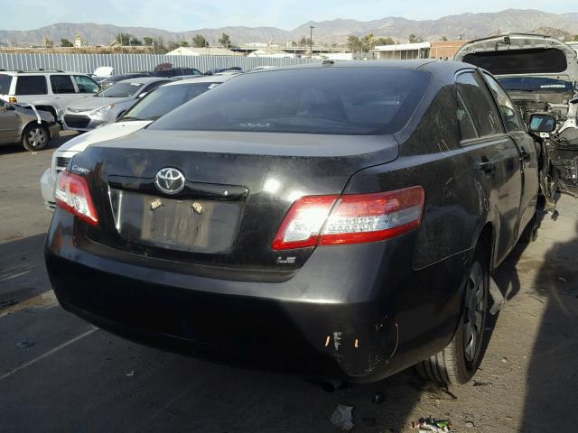 4T1BF3EK9AU017310 - 2010 TOYOTA CAMRY BASE BLACK photo 4