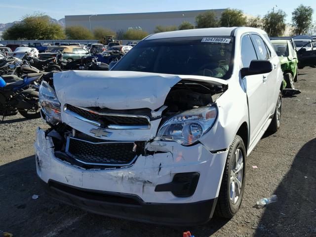 2GNALBEK3D1188323 - 2013 CHEVROLET EQUINOX LS WHITE photo 2