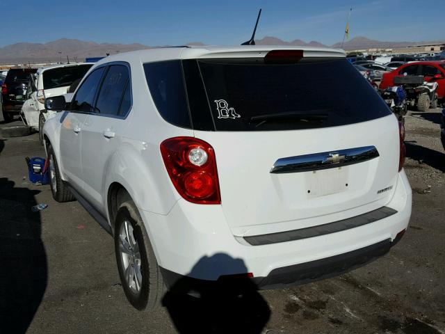 2GNALBEK3D1188323 - 2013 CHEVROLET EQUINOX LS WHITE photo 3