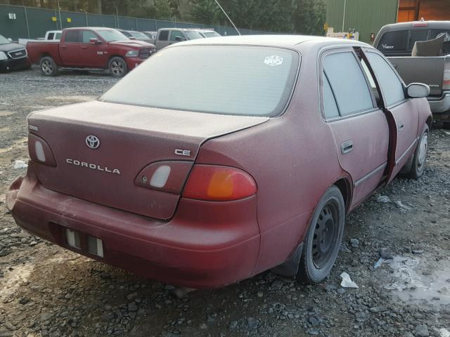 1NXBR12E0YZ336292 - 2000 TOYOTA COROLLA VE RED photo 4