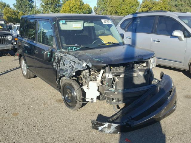 JTLKT324564090981 - 2006 TOYOTA SCION XB BLACK photo 1