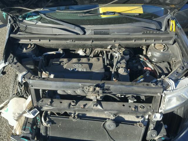 JTLKT324564090981 - 2006 TOYOTA SCION XB BLACK photo 7