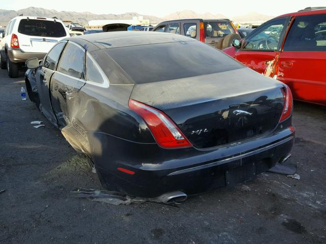 SAJWA2GB4BLV21591 - 2011 JAGUAR XJL BASE BLACK photo 3