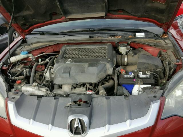 5J8TB18538A015452 - 2008 ACURA RDX TECHNO RED photo 7