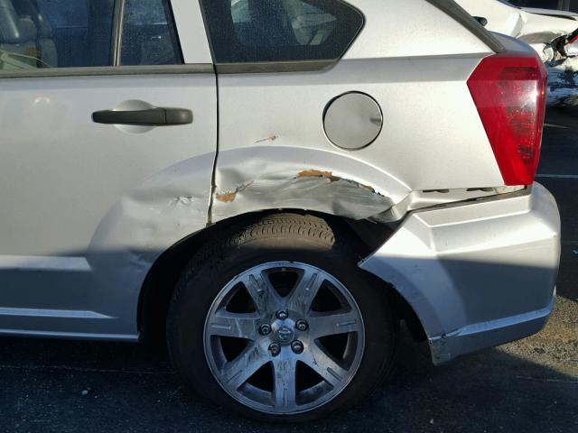 1B3HB28B18D674758 - 2008 DODGE CALIBER SILVER photo 9