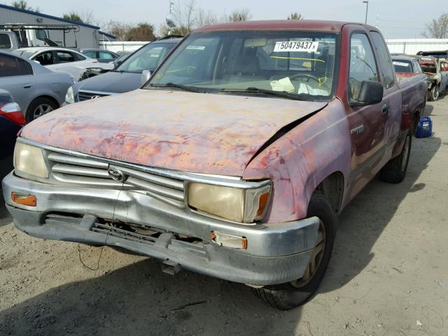 JT4VD12E8S0013008 - 1995 TOYOTA T100 XTRAC RED photo 2