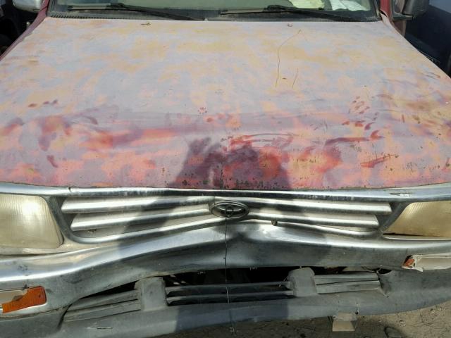 JT4VD12E8S0013008 - 1995 TOYOTA T100 XTRAC RED photo 7