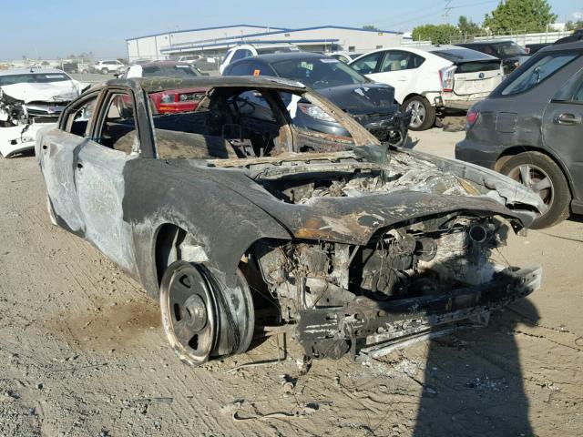 2C3CDXAG2EH282896 - 2014 DODGE CHARGER PO BURN photo 1