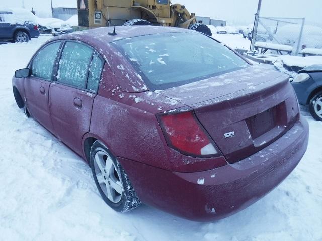 1G8AL55F17Z160717 - 2007 SATURN ION LEVEL RED photo 3